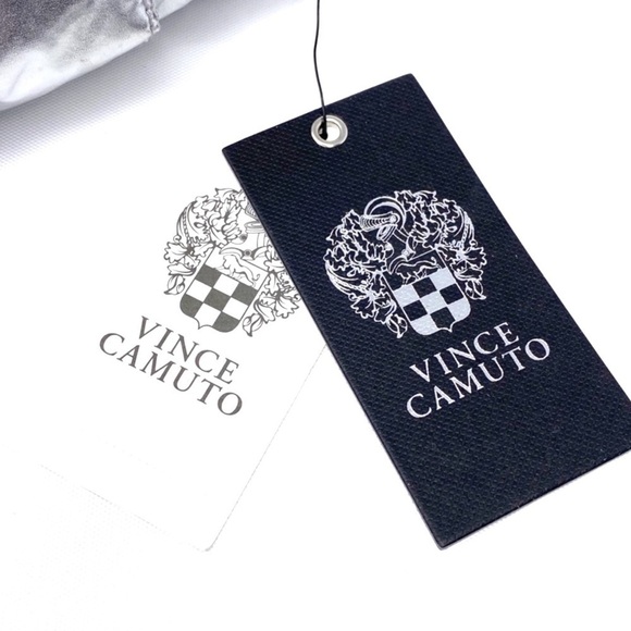 Vince Camuto Puffer Jacket Silver Chrome Winter Coat Womens Size Small New NWT - Picture 5 of 10